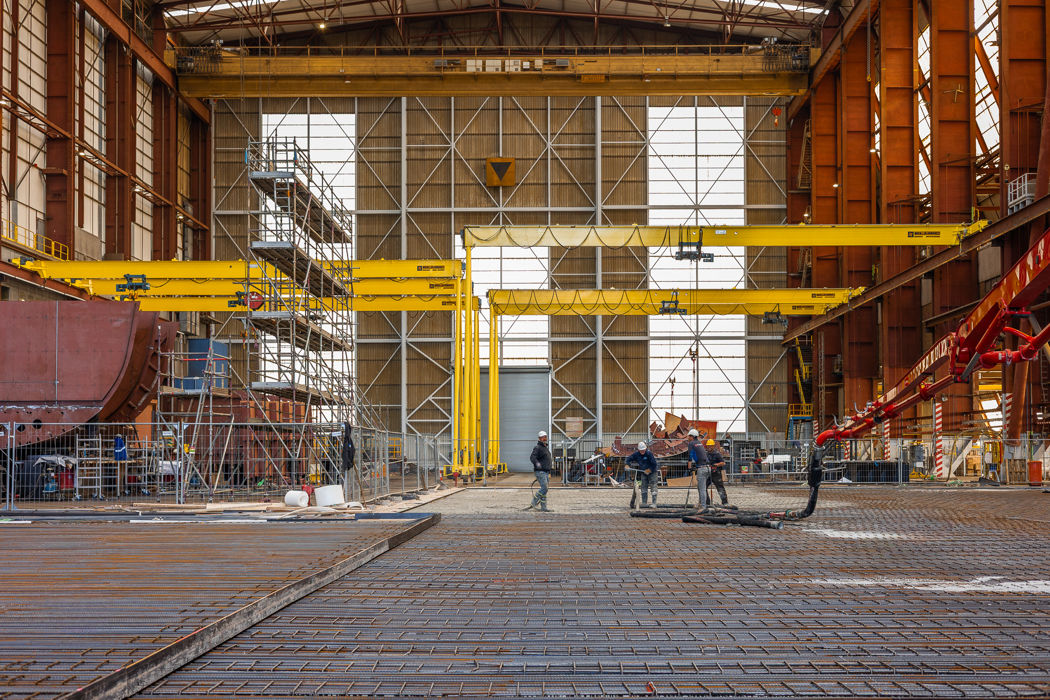 Voorbereiding van de betonvloer in Zwijndrecht